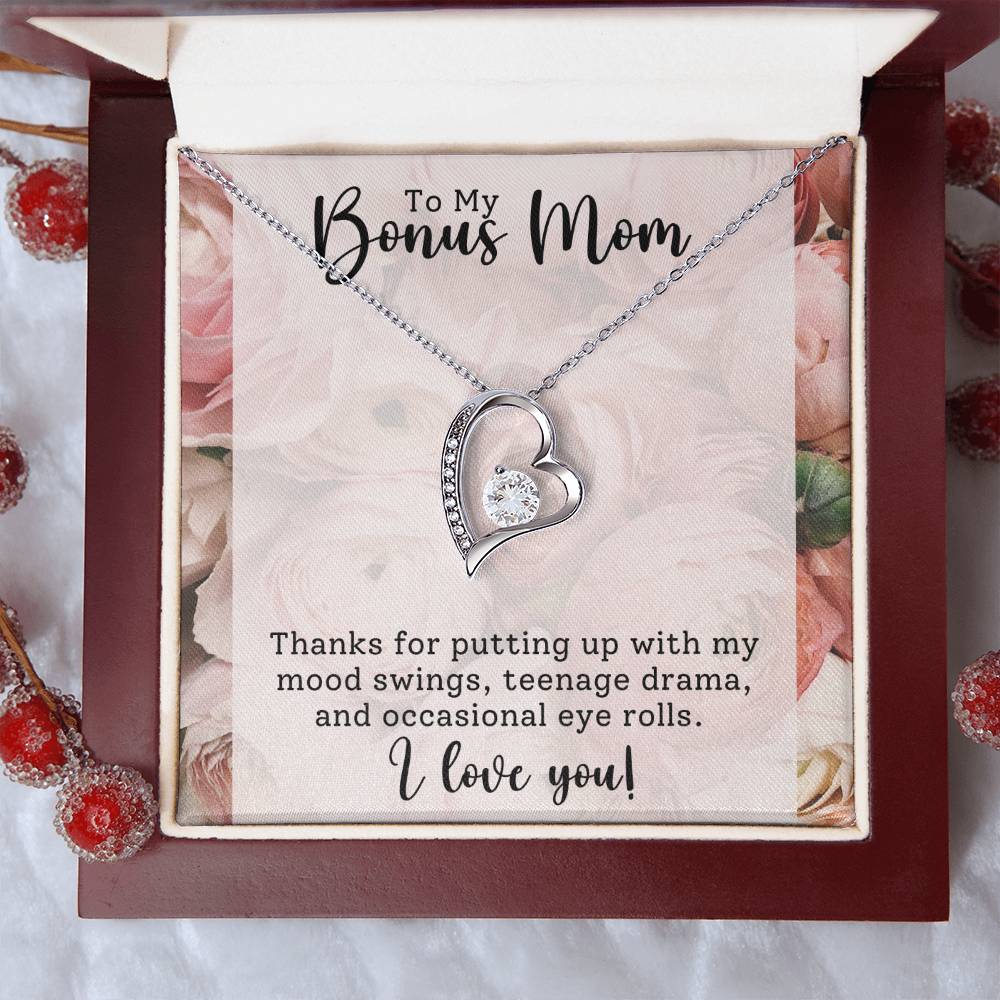 Gift for Bonus Mom - Mother's Day,Birthday,Special Occasion Present -  I love You!