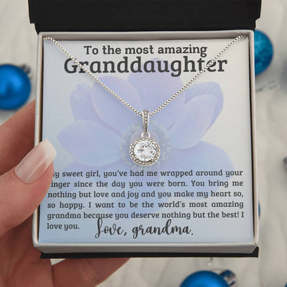 Gift for Granddaughter from Grandma - Eternal Hope Necklace - You deserve nothing but the best!