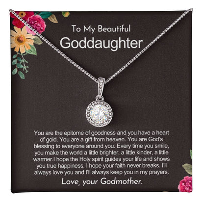 Gift from Godmother to Goddaughter - I'll always love you and I'll always keep you in my prayers!