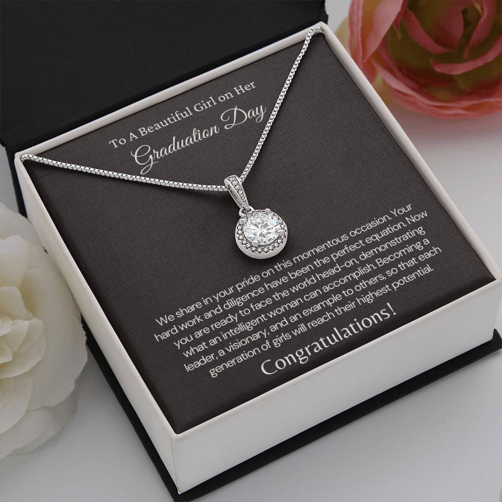 To a Beautiful Girl on Her Graduation Day - Eternal Hope Necklace - Congratulations!