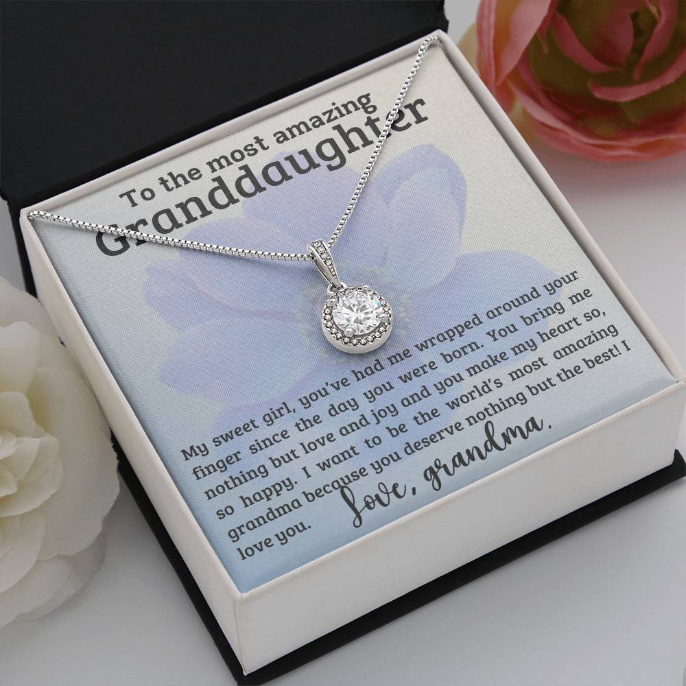 Gift for Granddaughter from Grandma - Eternal Hope Necklace - You deserve nothing but the best!