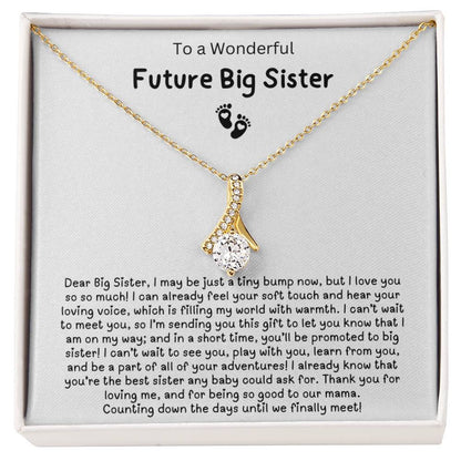 To a Wonderful Future Big Sister - Gift from baby Bump to Big Sister - Counting down the days until we finally meet!
