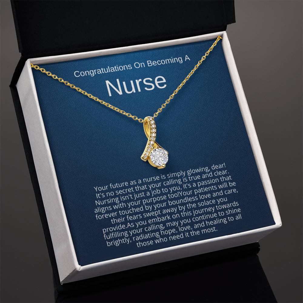 Congratulations on Becoming A Nurse - Graduation Gift for Her - May your future continue to shine brightly!