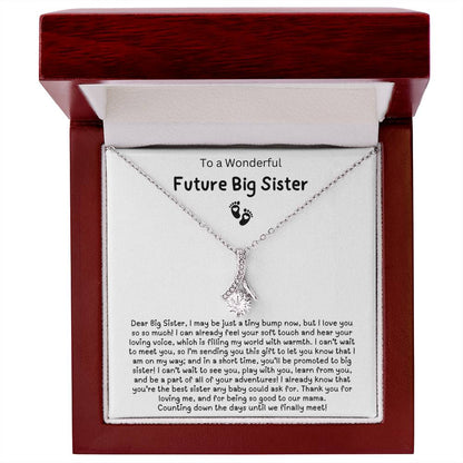 To a Wonderful Future Big Sister - Gift from baby Bump to Big Sister - Counting down the days until we finally meet!