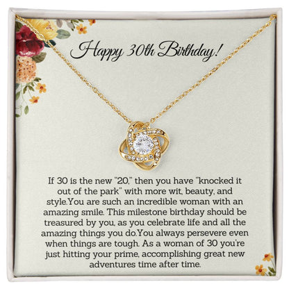 Happy 30th Birthday Gift for Her - If 30 is the new 20, you've knocked it out of the park!