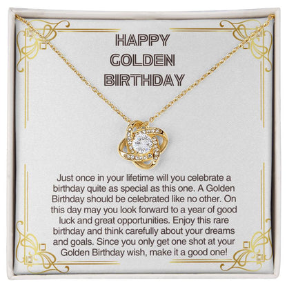 Happy Golden Birthday Gift for Her- A golden birthday should be celebrated like no other!