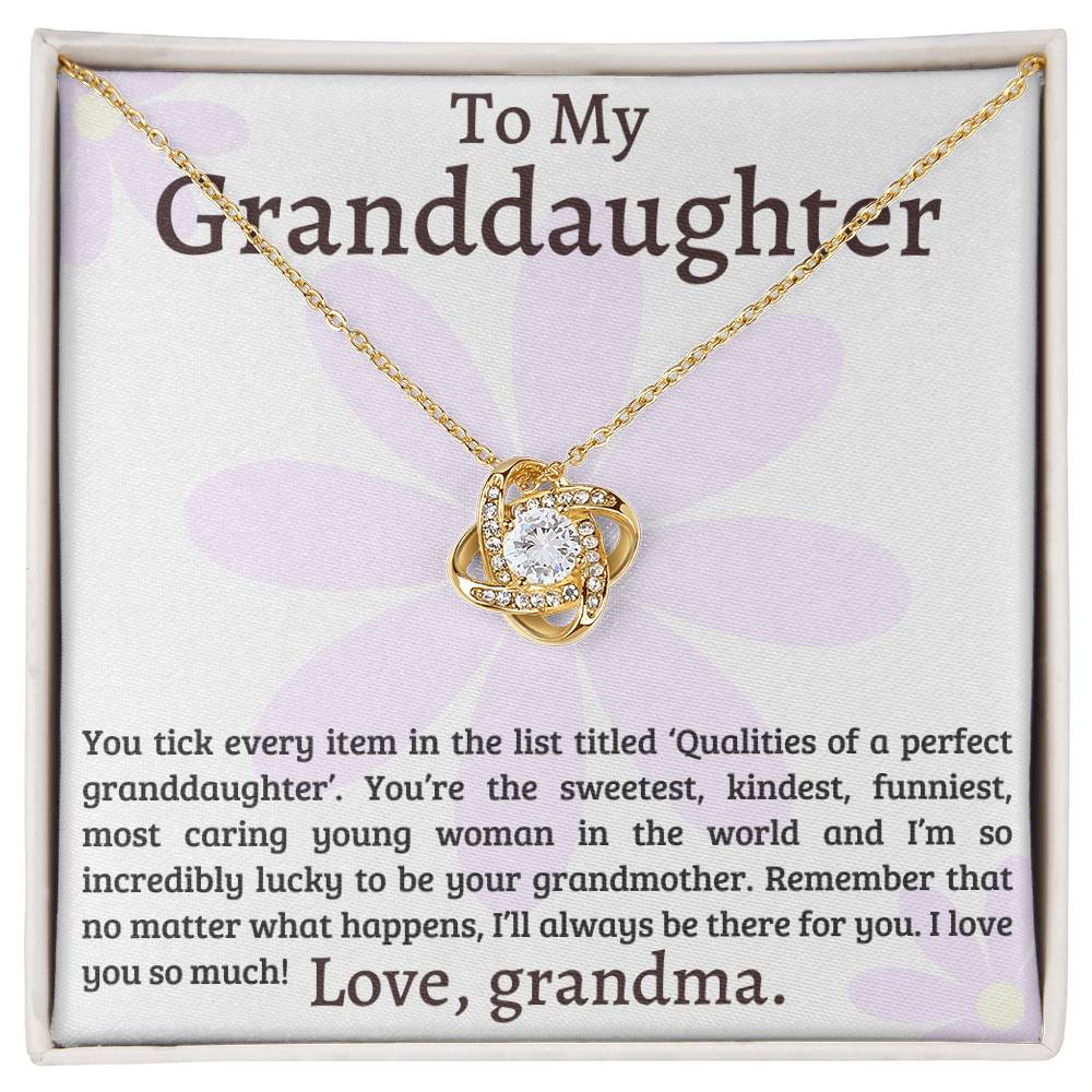 Gift for Granddaughter from Grandma - I am so lucky to be your Grandmother!