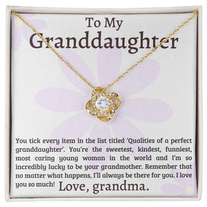 Gift for Granddaughter from Grandma - I am so lucky to be your Grandmother!