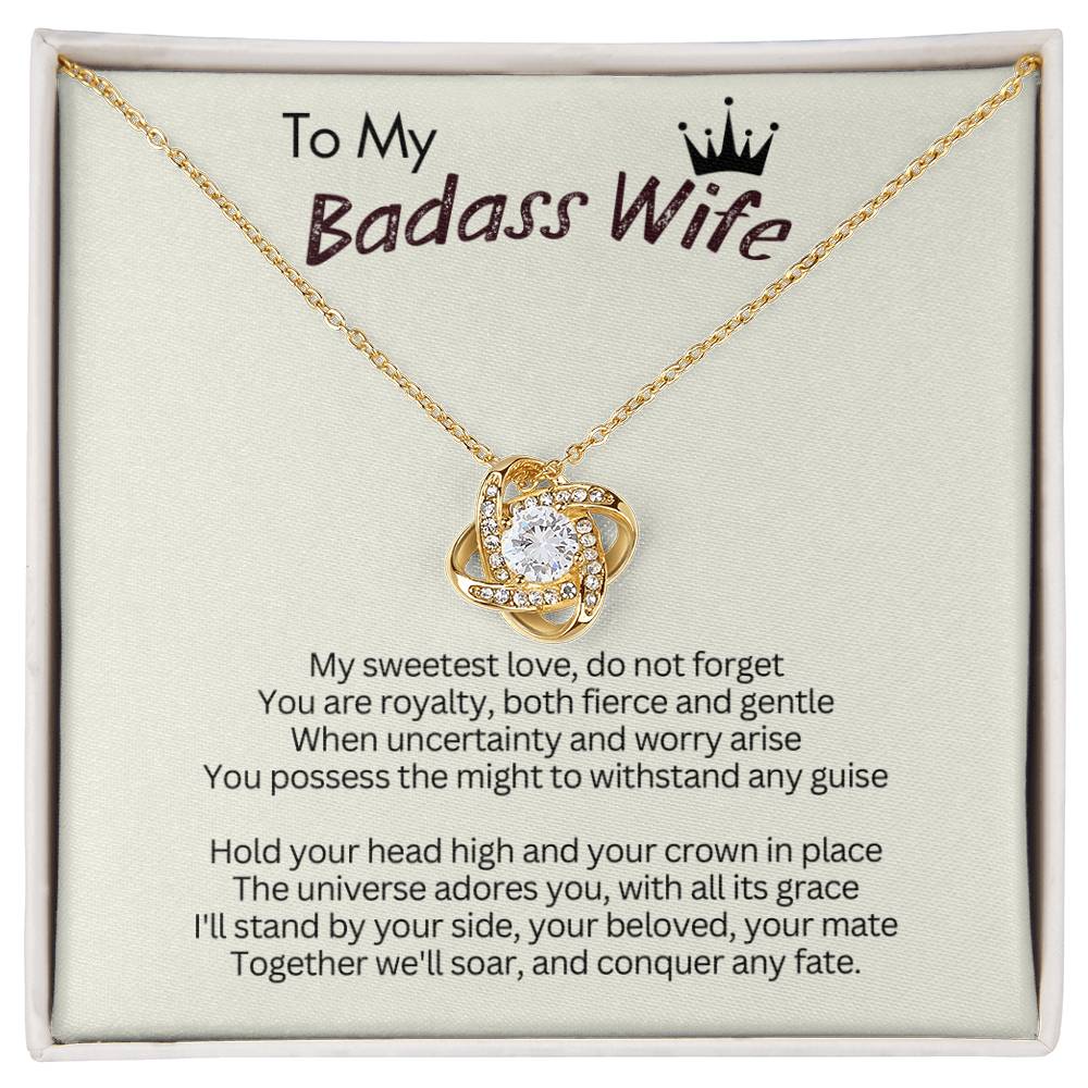 Romantic Gift for Badass Wife - Together we will soar, and conquer any fate!