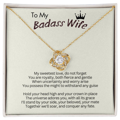 Romantic Gift for Badass Wife - Together we will soar, and conquer any fate!