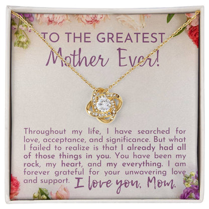 Gift for Mother - Mother's Day,Birthday,Special Occasion Present - You're my rock,my heart and my everything!