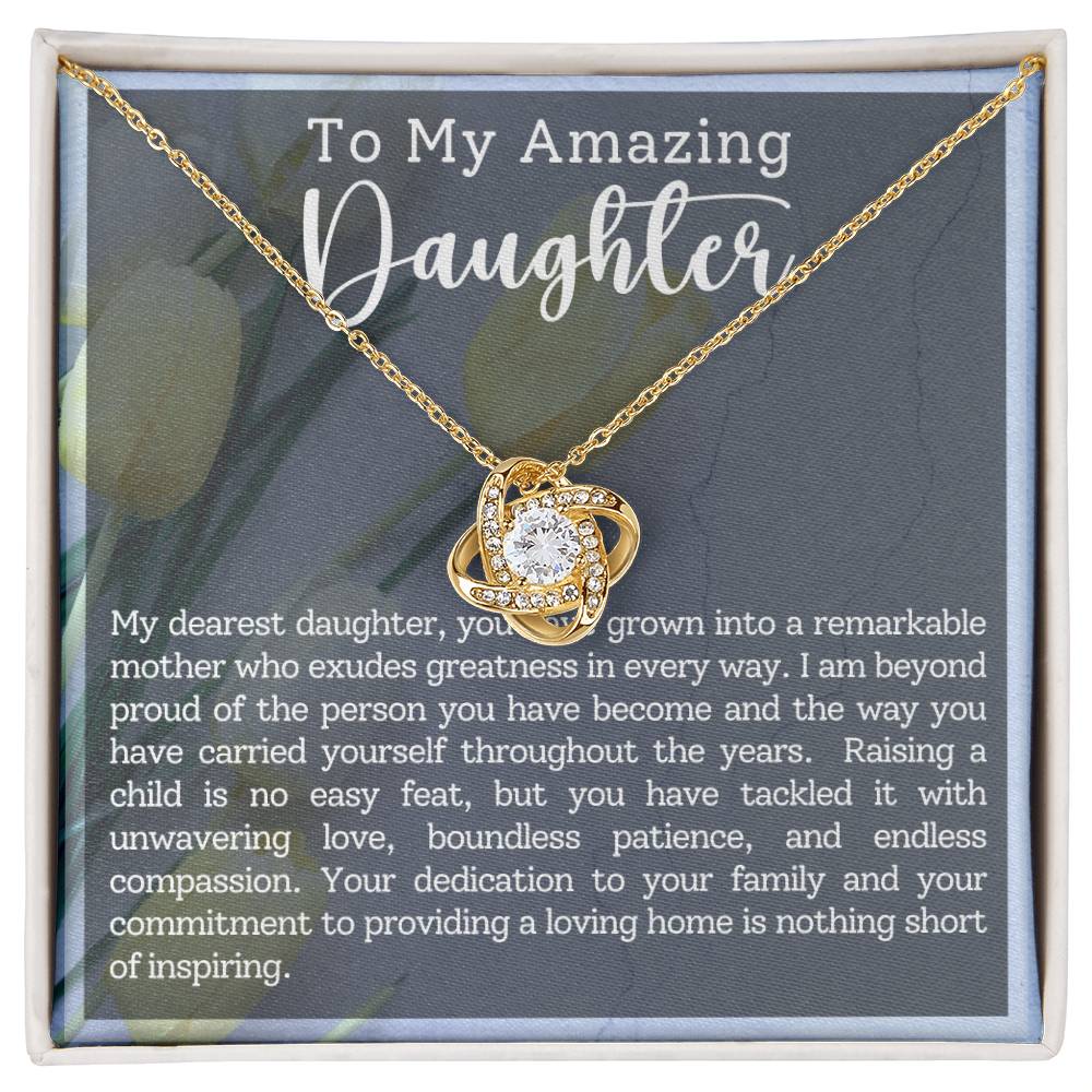 Gift for Daughter from Mom - Mother's Day,Birthday,Special Occasion Present - You have grown into a remarkable mother!