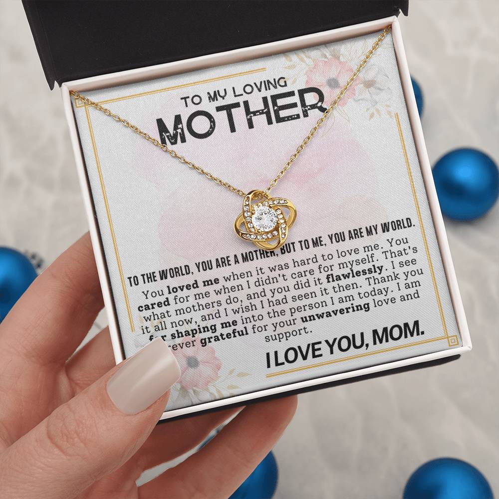 Gift for Mother - Mother's Day,Birthday,Special Occasion Present - You are my world,Mom!