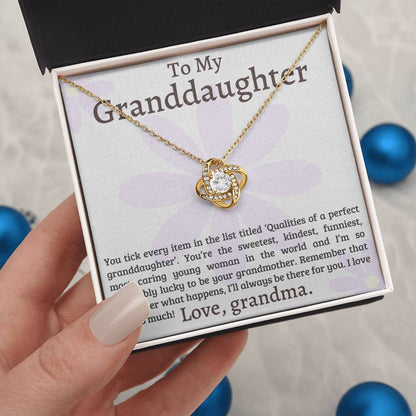 Gift for Granddaughter from Grandma - I am so lucky to be your Grandmother!