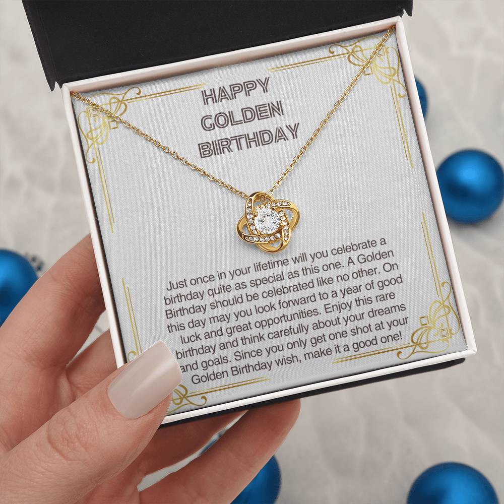 Happy Golden Birthday Gift for Her- A golden birthday should be celebrated like no other!