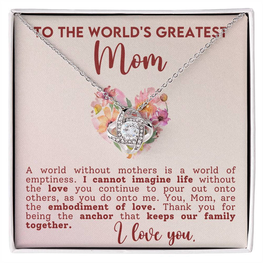 Gift from Daughter to Mom - Mother's Day,Birthday,Special Occasion Present - To the World's Greatest Mom!