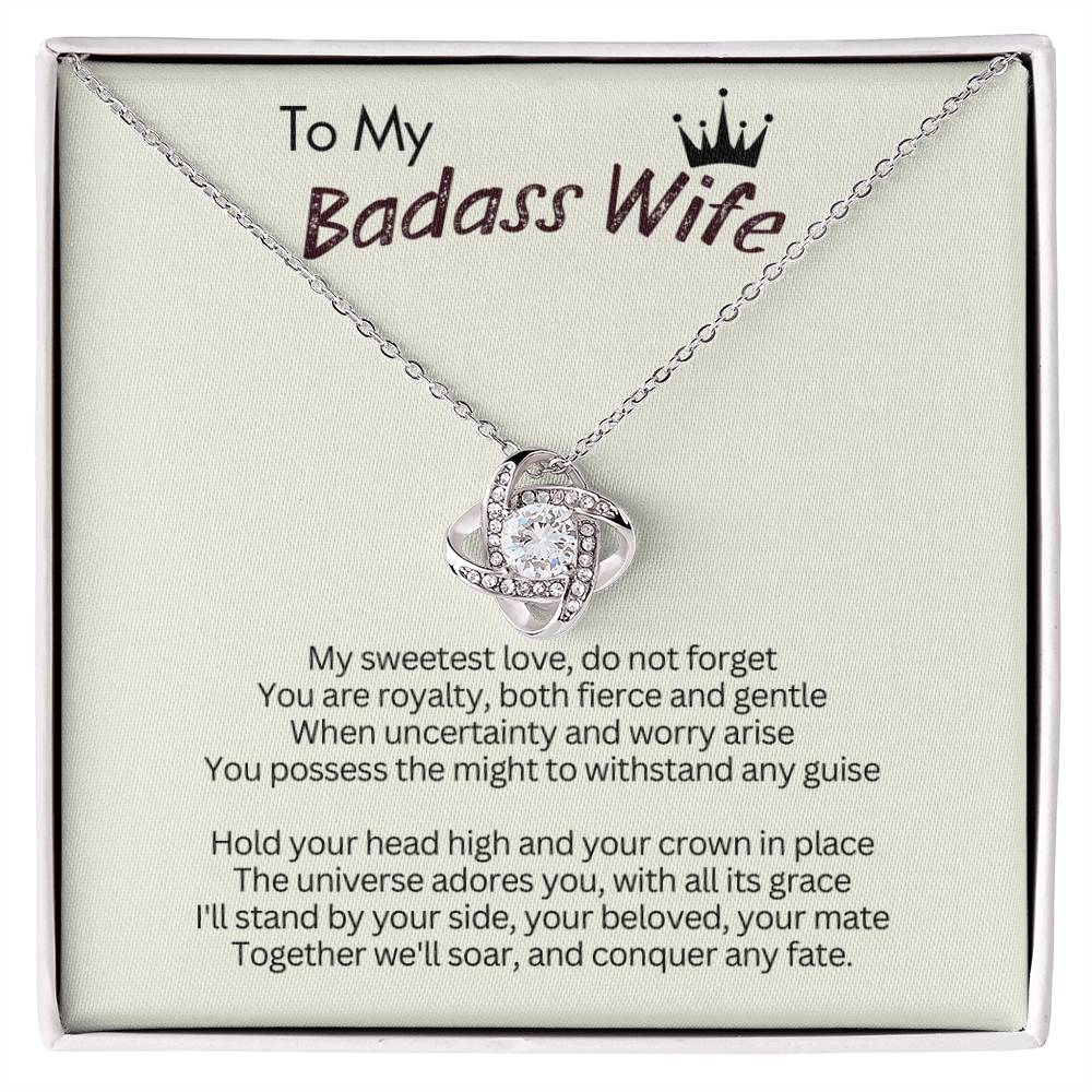 Romantic Gift for Badass Wife - Together we will soar, and conquer any fate!