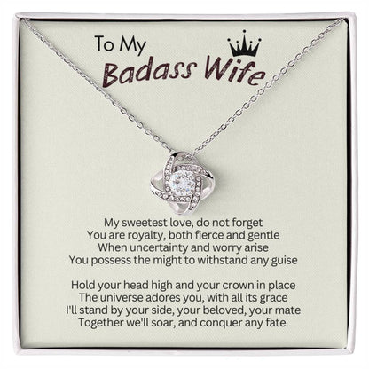 Romantic Gift for Badass Wife - Together we will soar, and conquer any fate!