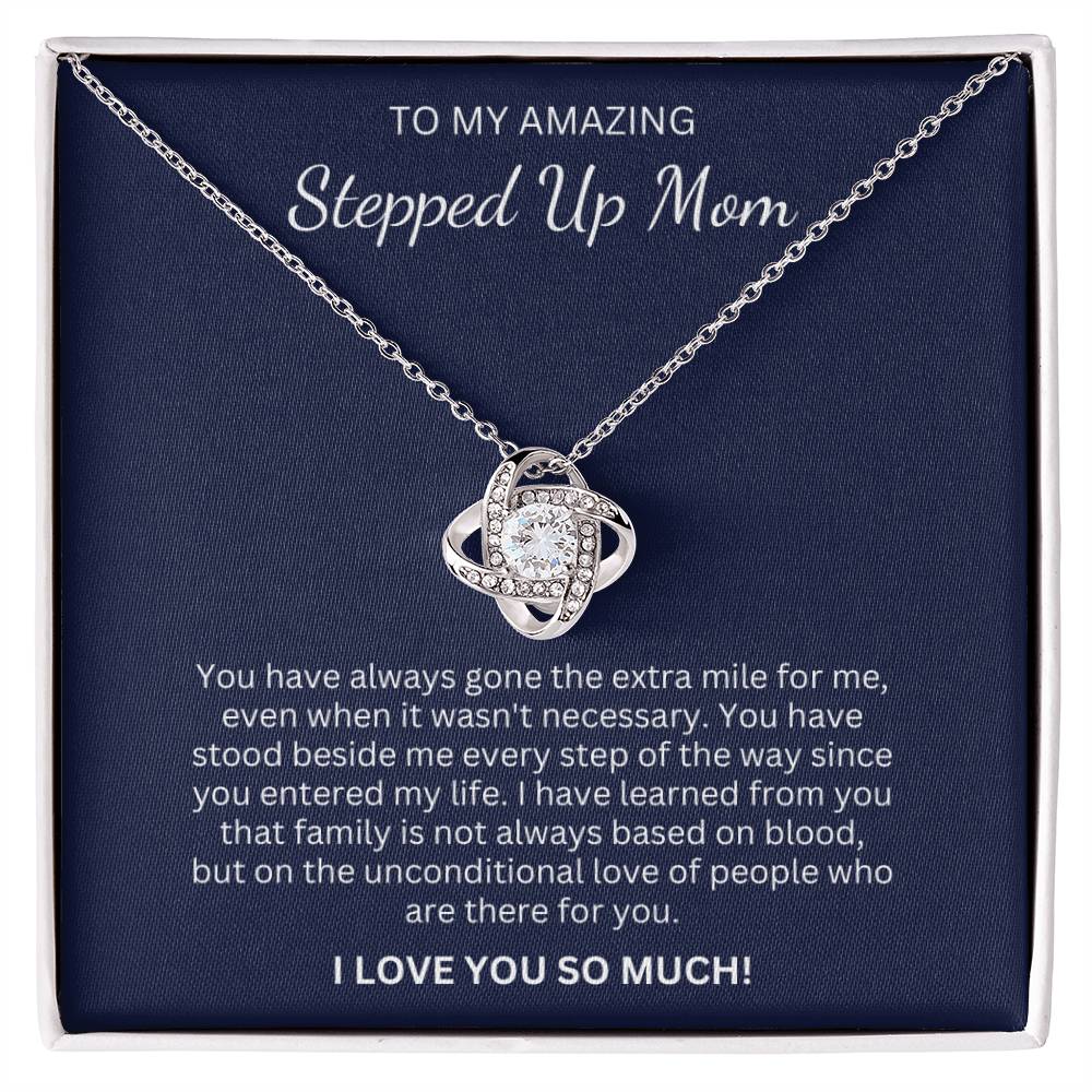 Gift From Stepdaughter StepSon for Stepped Up Mom,Bonus Mom,Foster Mom,Adopted Mother