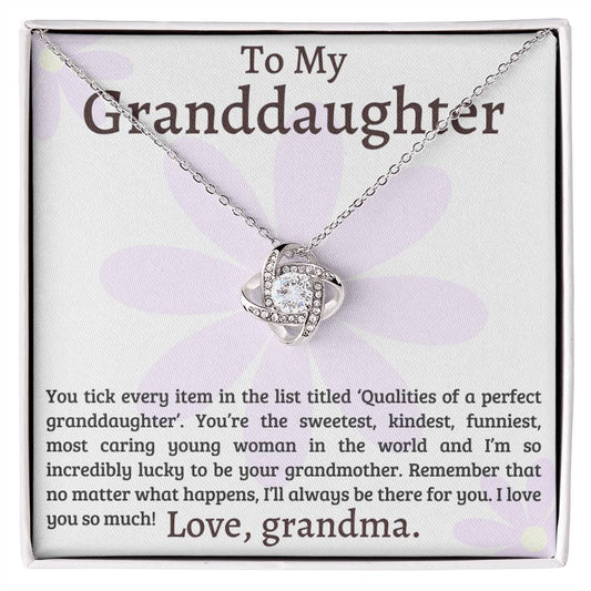 Gift for Granddaughter from Grandma - I am so lucky to be your Grandmother!