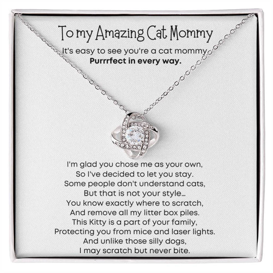 Gift for Cat Mom - To My Amazing Cat Mommy - Purrrfect in every way