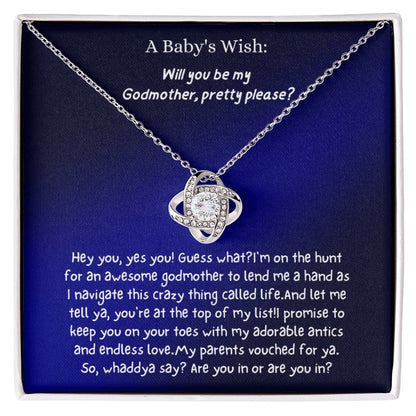 Godmother Proposal Gift - Will you be my Godmother,pretty please?