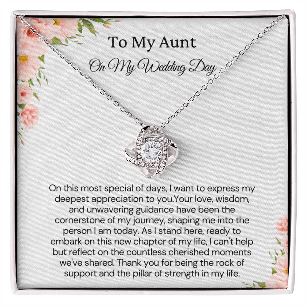 Gift from Bride to Aunt - Your love,wisdom and guidance have been the cornerstone of my journey!