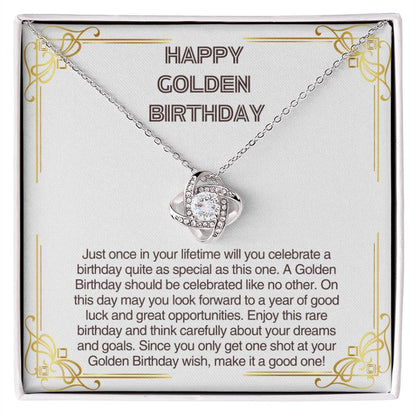 Happy Golden Birthday Gift for Her- A golden birthday should be celebrated like no other!