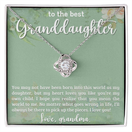Gift for Granddaughter from Grandma - You Mean the World To Me!