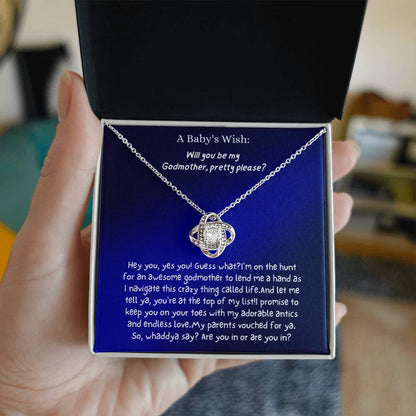 Godmother Proposal Gift - Will you be my Godmother,pretty please?