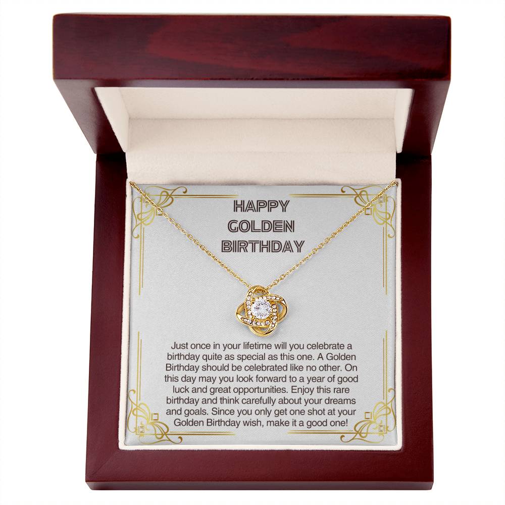 Happy Golden Birthday Gift for Her- A golden birthday should be celebrated like no other!