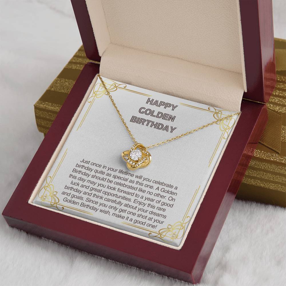 Happy Golden Birthday Gift for Her- A golden birthday should be celebrated like no other!