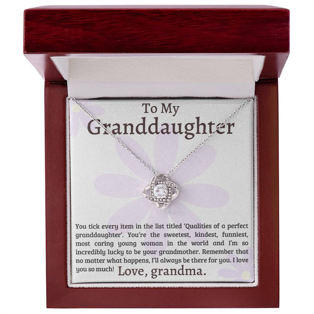 Gift for Granddaughter from Grandma - I am so lucky to be your Grandmother!