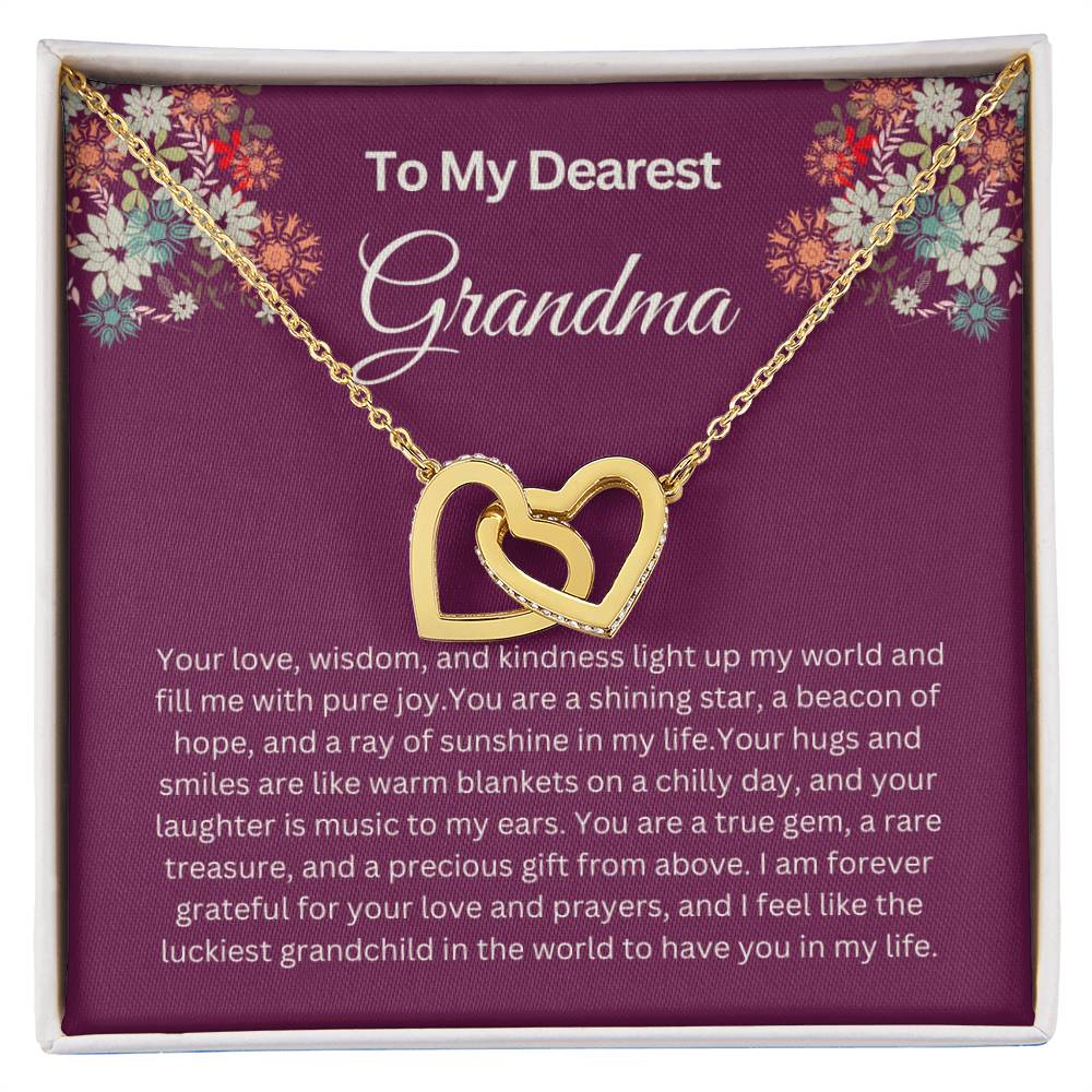 Gift for Grandma from Grandson,Granddaughter - Your love, wisdom and kindness light up my world!