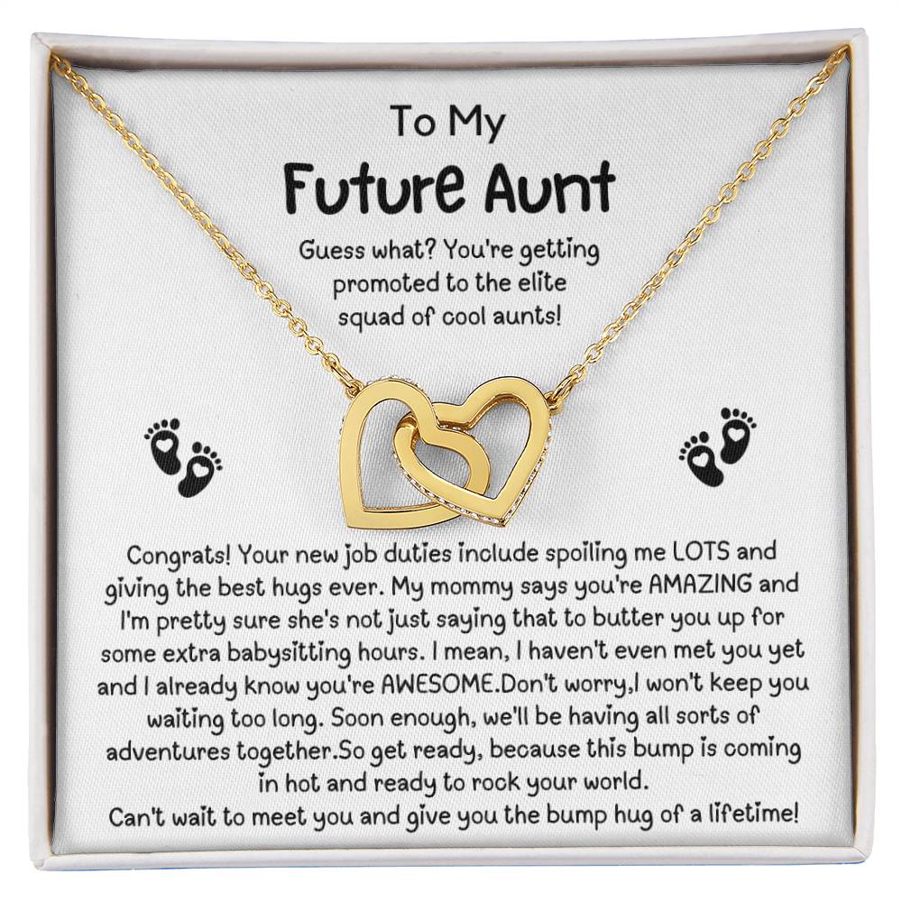 Gift from Future Aunt from Baby Bump - You're getting promoted to the elite squad of super cool aunts!