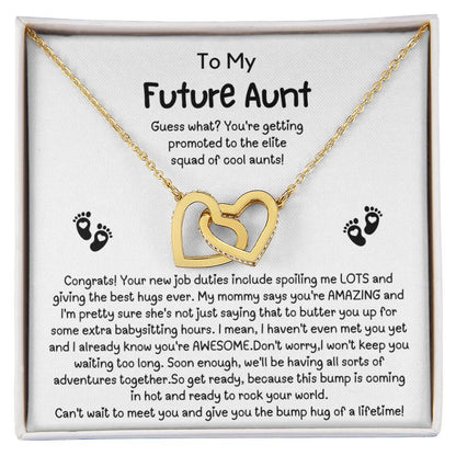 Gift from Future Aunt from Baby Bump - You're getting promoted to the elite squad of super cool aunts!