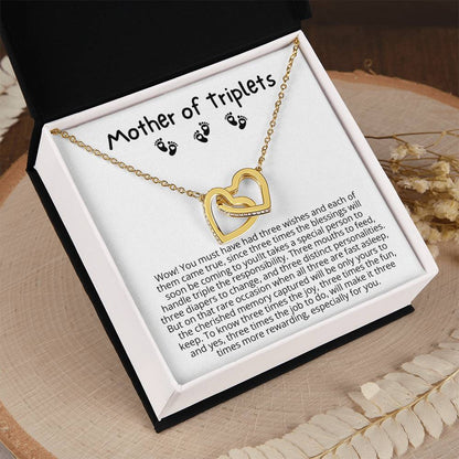Gift for Mother of Triplets - You must have had three wishes and each of them came true!