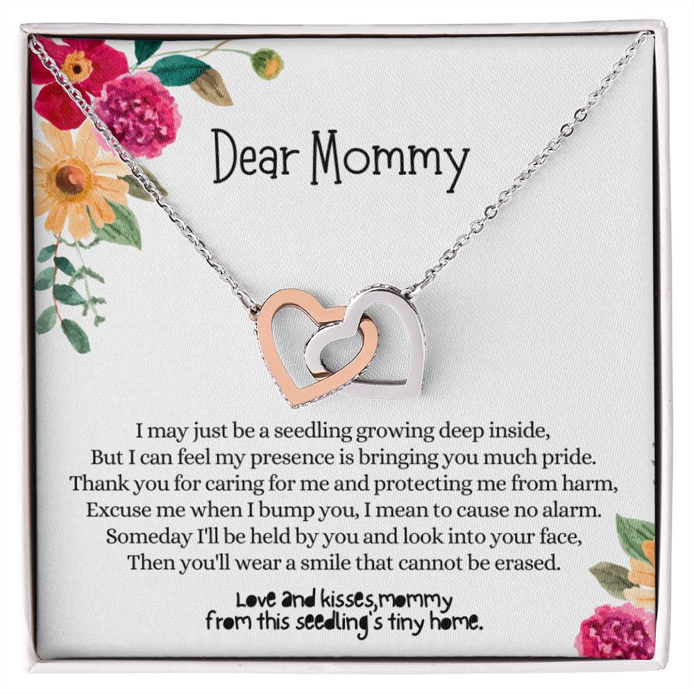 Dear Mommy - Gift from Baby Bump to Mom - Someday I'll be held by you and look into your face