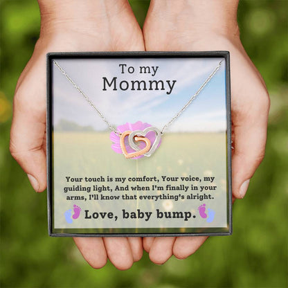 Gift for Mommy from baby bump - Your touch is my comfort, Your voice is my guiding light