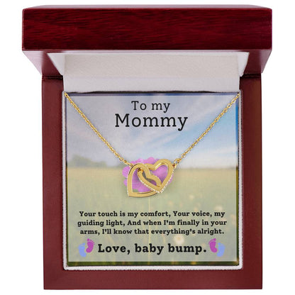 Gift for Mommy from baby bump - Your touch is my comfort, Your voice is my guiding light