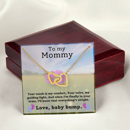 Gift for Mommy from baby bump - Your touch is my comfort, Your voice is my guiding light