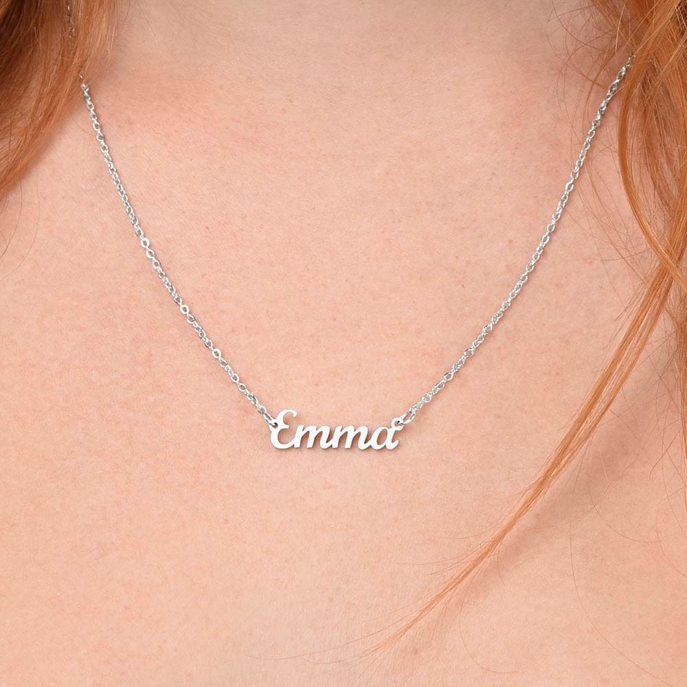 Personalized Apology Gift for Her - Customizable  Name Necklace - I am Truly Sorry