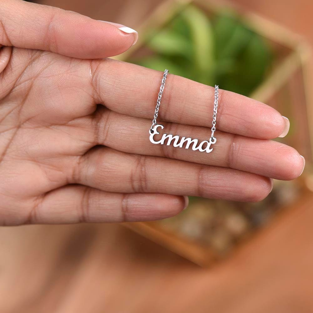 Personalized Apology Gift for Her - Customizable  Name Necklace - I am Truly Sorry