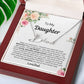 Personalized Graduation Gift for Daughter from Dad - Customizable Signature Style Name Necklace for Her