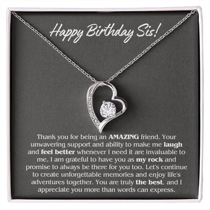 Happy Birthday Sis - Gift for Sister -  I appreciate you more than words can express