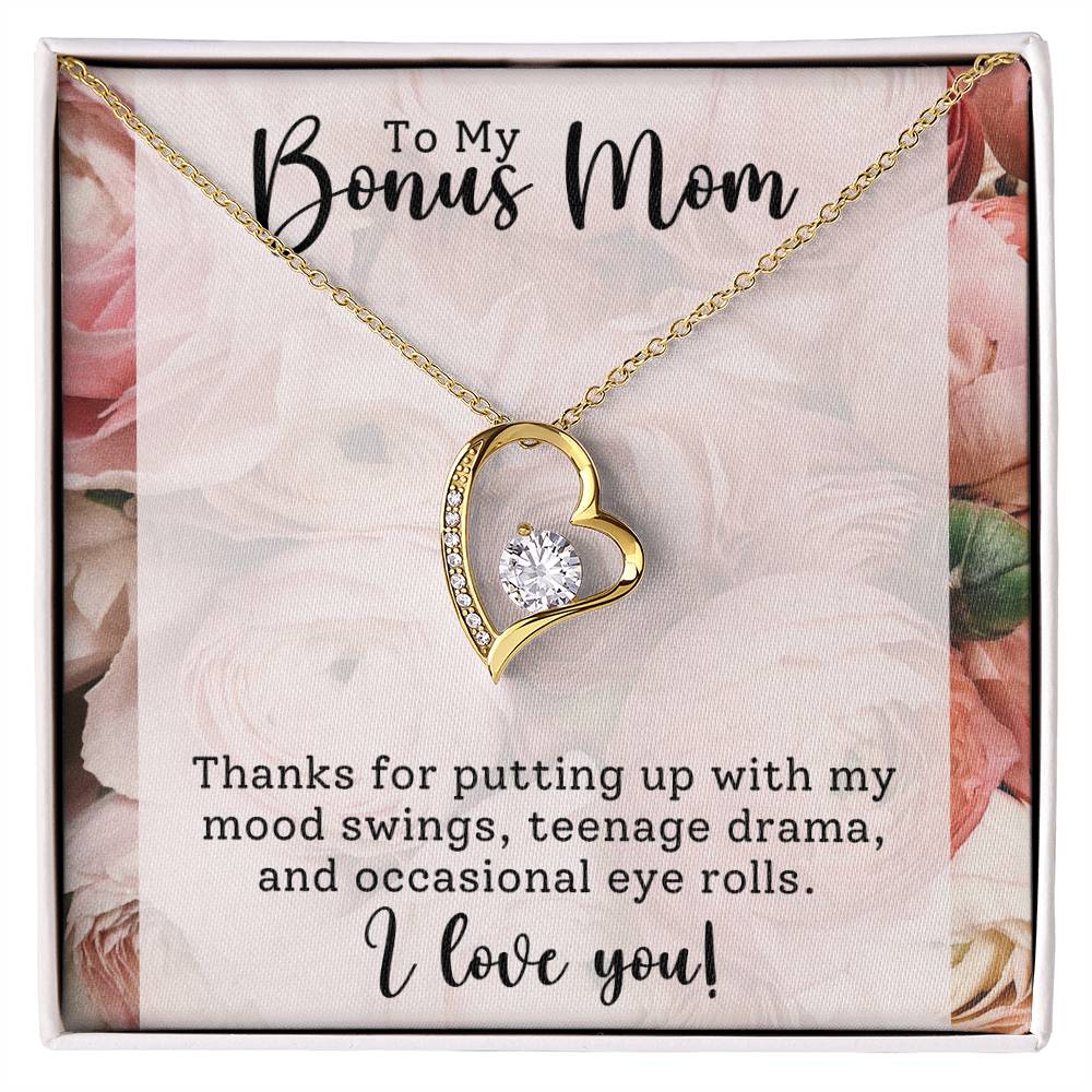 Gift for Bonus Mom - Mother's Day,Birthday,Special Occasion Present -  I love You!