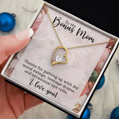 Gift for Bonus Mom - Mother's Day,Birthday,Special Occasion Present -  I love You!